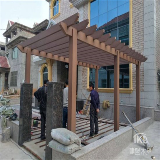 秦皇島木塑花架制作